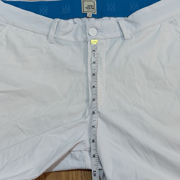 Swet Tailor Shorts Size 3,  9 inch Golf White - Picture 10 of 12